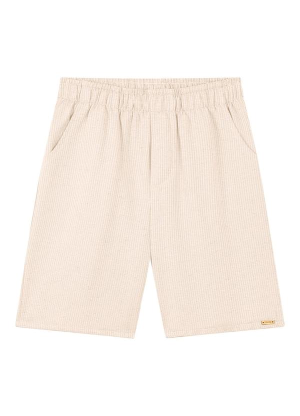 Ioluig - Conjunto Camisa Polo e Bermuda Sarja Amarelo 4