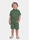 Fakini Kids - Conjunto Camisa Polo e Bermuda Verde - variação: Verde