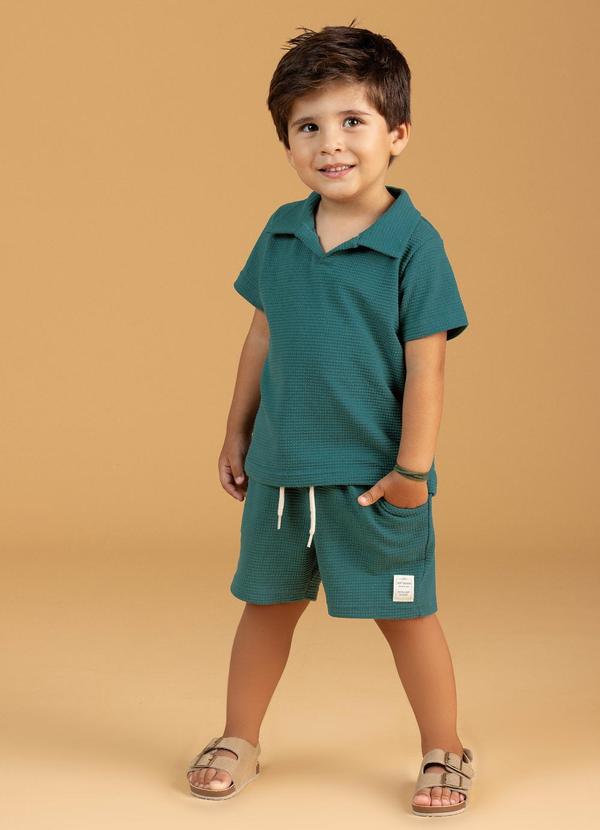 Soft Bonni - Conjunto Camisa Polo e Bermuda Verde 1