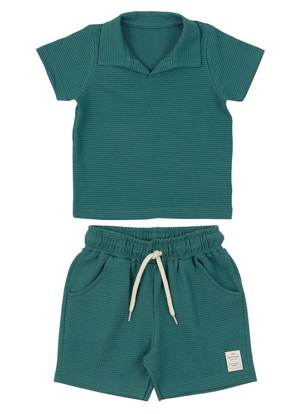 Soft Bonni - Conjunto Camisa Polo e Bermuda Verde 2
