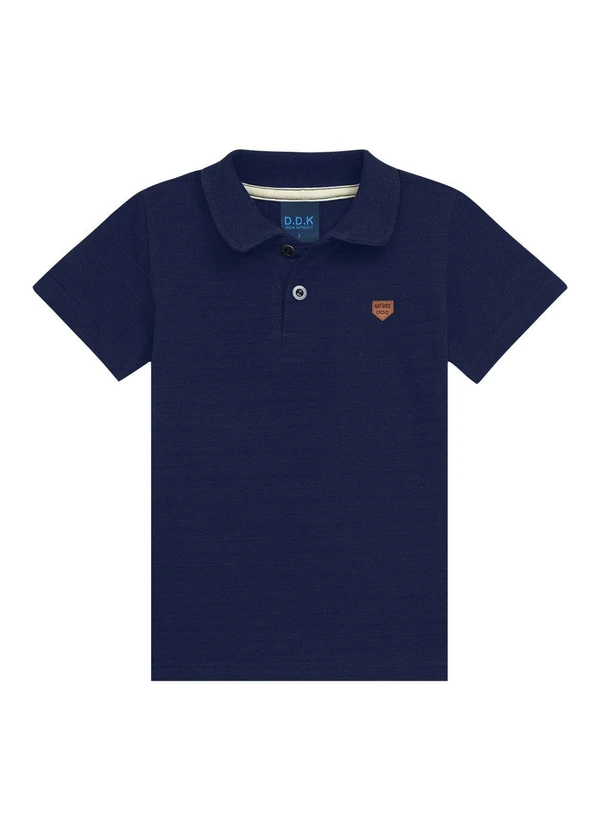 Ddk - Conjunto Camisa Polo Nature e Bermuda Azul
