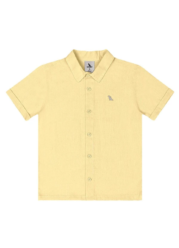 Quimby - Conjunto Camisa Social e Bermuda Quimby Amarelo 2