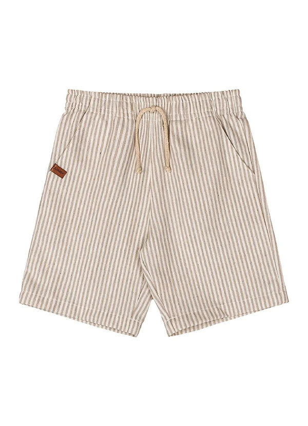 Quimby - Conjunto Camisa Tricoline Bermuda Branco 3