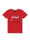 Ddk - Conjunto Camiseta e Bermuda Dino Vermelho - variação: Vermelho
