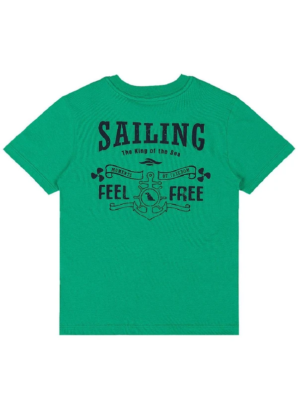 Quimby - Conjunto Camiseta Algodão Bermuda Verde 6