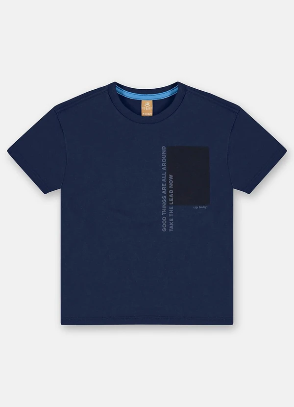 Up Baby - Conjunto Camiseta Around You Bermuda Azul 3