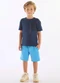 Up Baby - Conjunto Camiseta Around You Bermuda Azul - variação: Azul