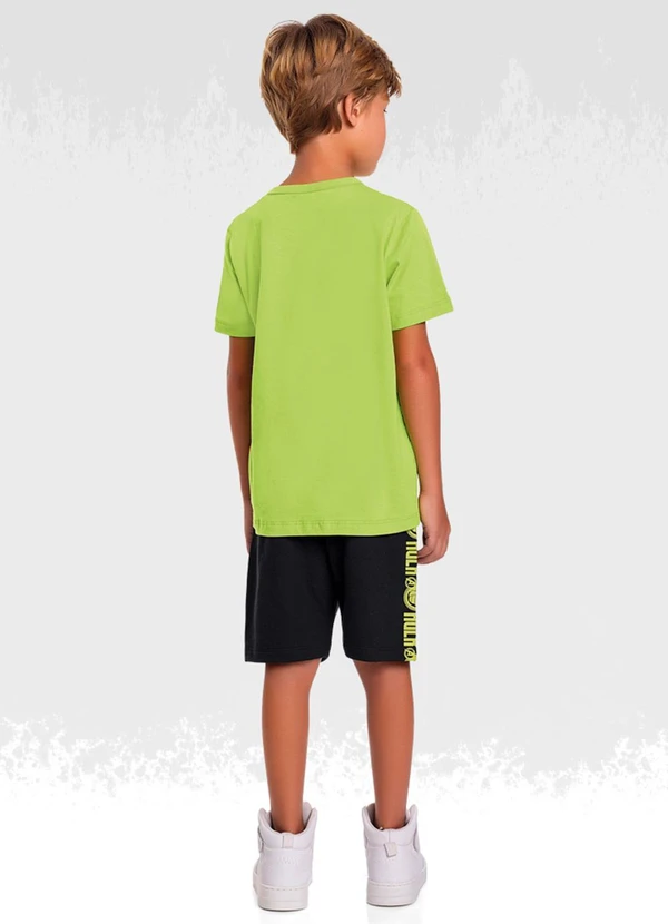 Fakini Kids - Conjunto Camiseta/Bermuda Avengers Verde 2