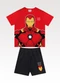 Fakini Kids - Conjunto Camiseta/Bermuda Avengers Verde - variação: Vermelho