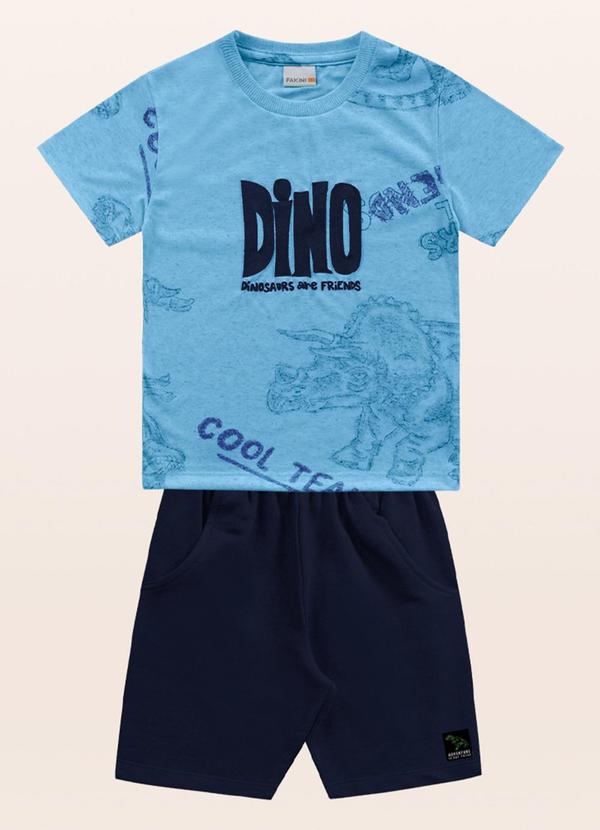 Fakini Kids - Conjunto Camiseta/Bermuda Azul 1