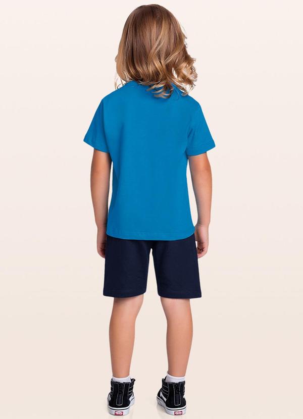 Fakini Kids - Conjunto Camiseta/Bermuda Azul 2