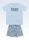 Fakini Kids - Conjunto Camiseta/Bermuda Azul - variação: Azul