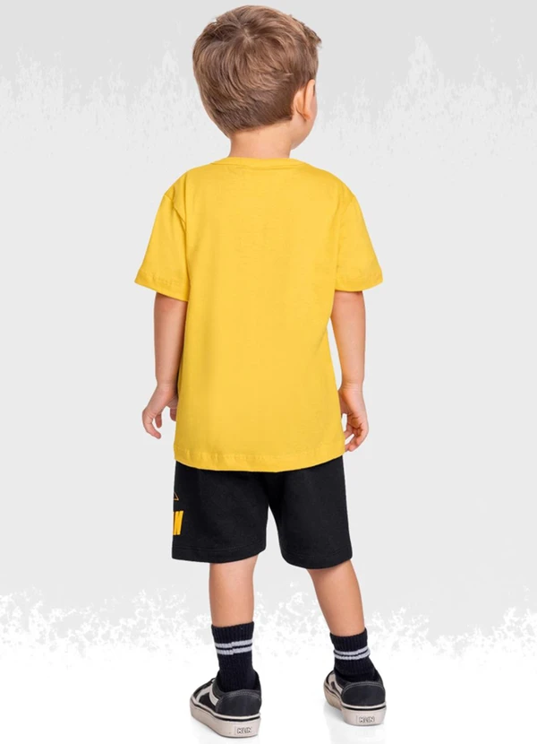 Batman - Conjunto Camiseta/Bermuda Batman Preto 2