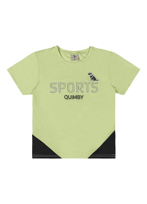 Quimby - Conjunto Camiseta Bermuda Dry Fit Verde 3