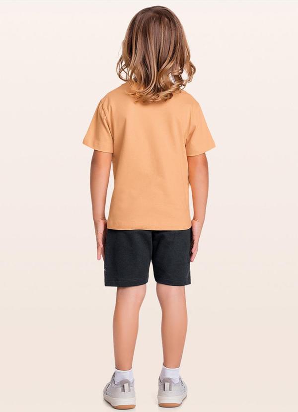 Fakini Kids - Conjunto Camiseta/Bermuda Laranja 2