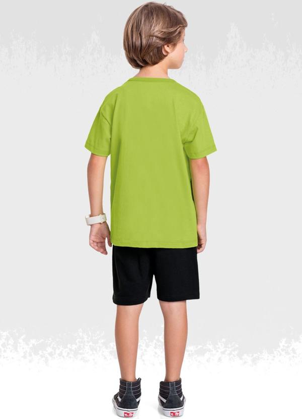 Fakini Kids - Conjunto Camiseta/Bermuda Mickey Mouse Preto 2