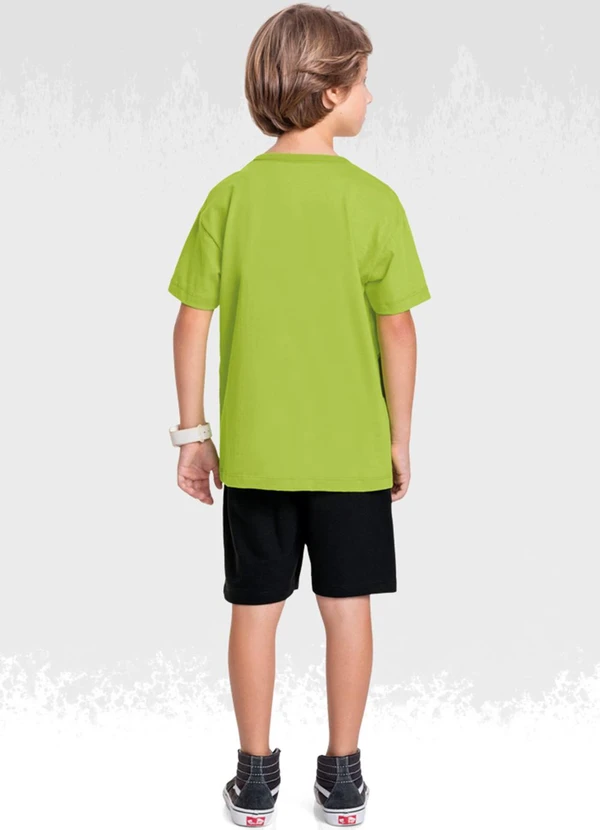 Fakini Kids - Conjunto Camiseta/Bermuda Mickey Mouse Preto 2