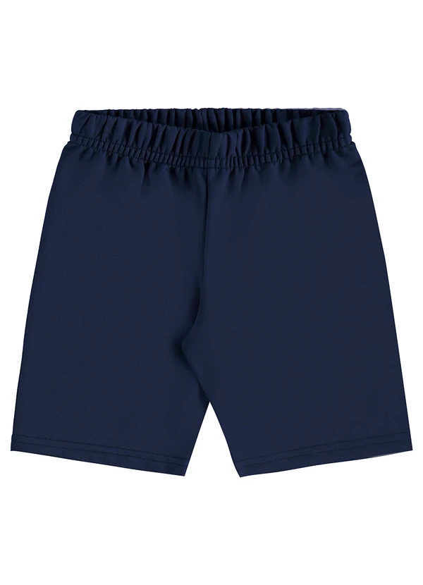 Bee Loop - Conjunto Camiseta Bermuda Moletom Azul 5