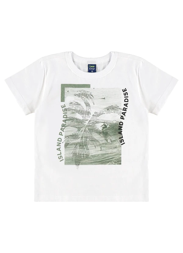 Bee Loop - Conjunto Camiseta Bermuda Moletom Branco 3