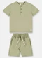 Up Baby - Conjunto Camiseta Bermuda Nature Branco - variação:  