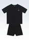 Fakini Kids - Conjunto Camiseta/Bermuda Preto - variação: Preto