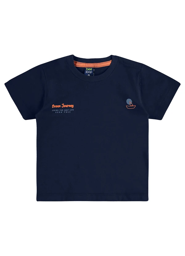 Bee Loop - Conjunto Camiseta Bermuda Tubarão Azul 3