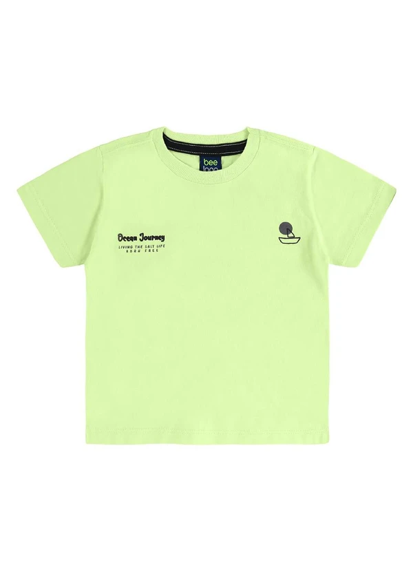 Bee Loop - Conjunto Camiseta Bermuda Tubarão Verde 4