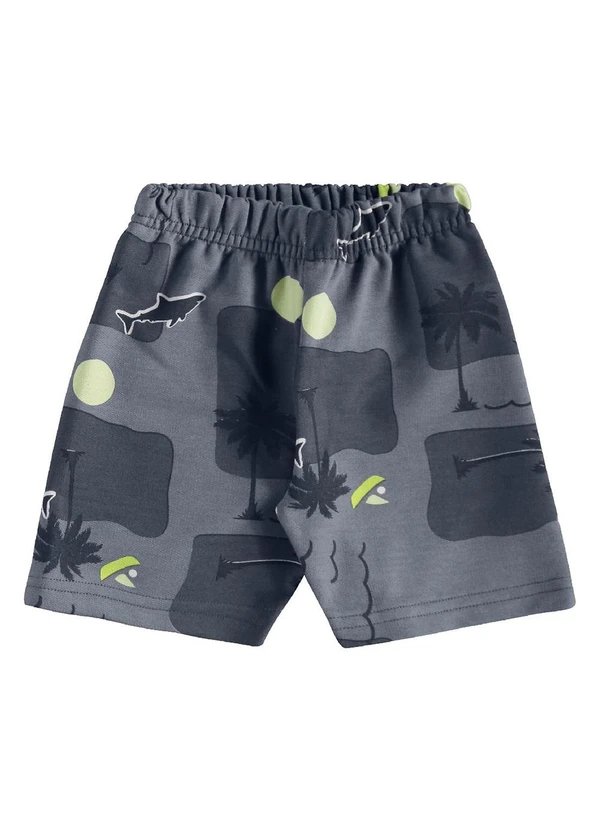 Bee Loop - Conjunto Camiseta Bermuda Tubarão Verde 5