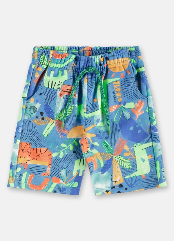 Up Baby - Conjunto Camiseta Bermuda Azul 7