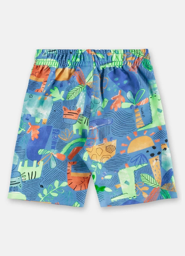 Up Baby - Conjunto Camiseta Bermuda Azul 8