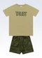 Fakini Kids - Conjunto Camiseta/Bermuda Azul - variação: Verde