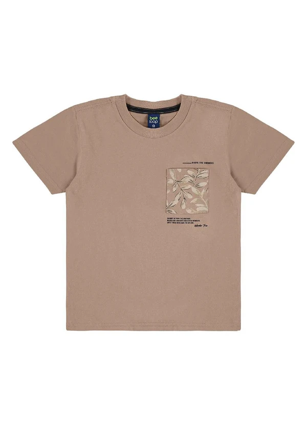 Bee Loop - Conjunto Camiseta Bolso Bermuda Marrom 3
