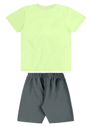 Bee Loop - Conjunto Camiseta Bolso Bermuda Verde - BEE LOOP