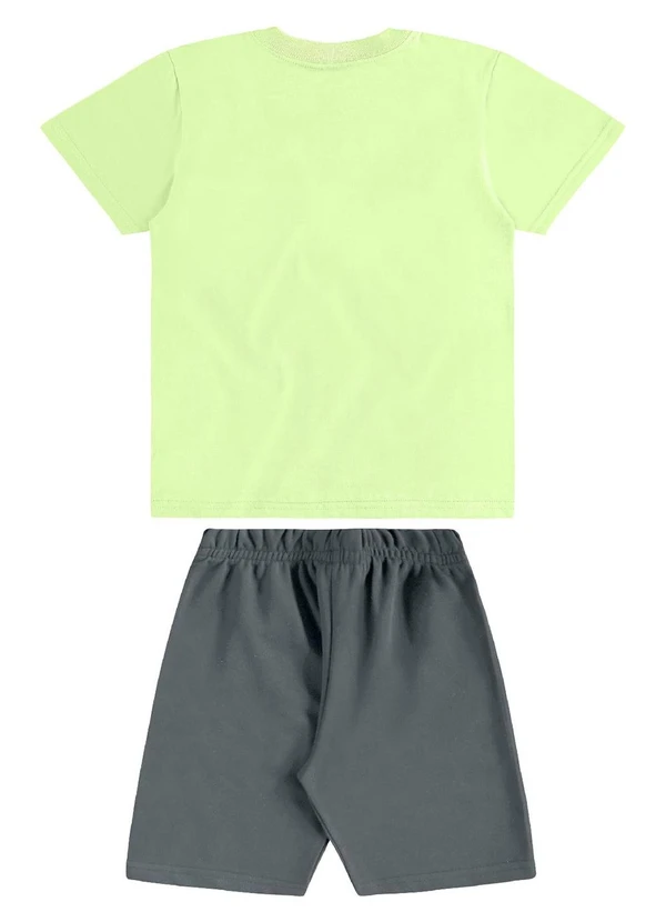 Bee Loop - Conjunto Camiseta Bolso Bermuda Verde 2