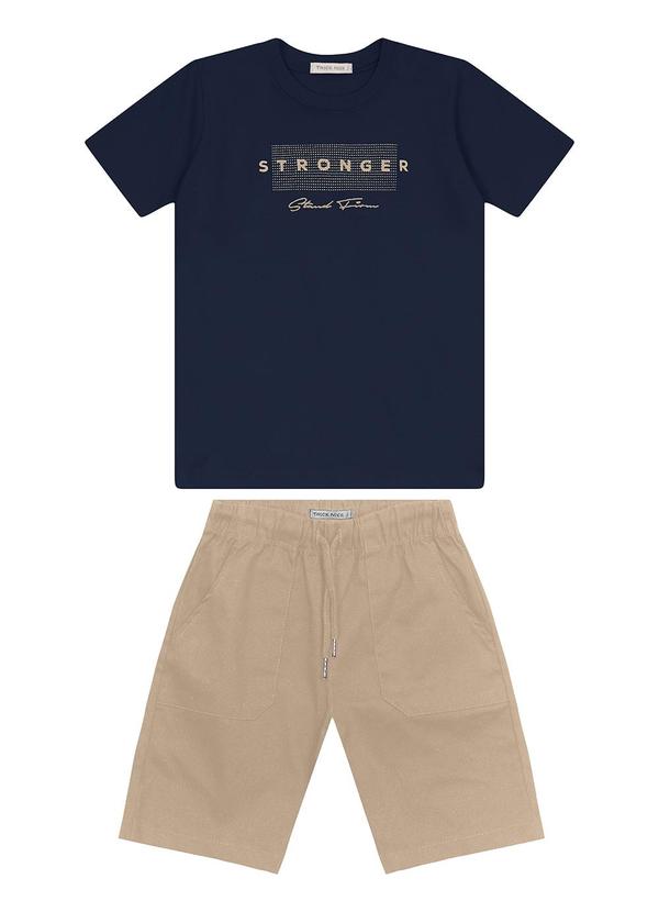 Trick Nick - Conjunto Camiseta com Bermuda Azul 1