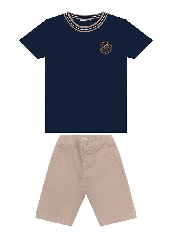 Trick Nick - Conjunto Camiseta com Bermuda Azul 1
