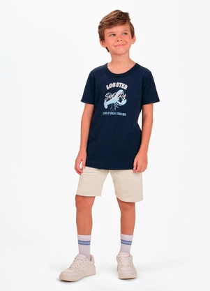 Trick Nick - Conjunto Camiseta com Bermuda Azul - TRICK NICK