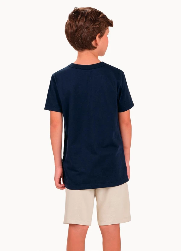 Trick Nick - Conjunto Camiseta com Bermuda Azul 2