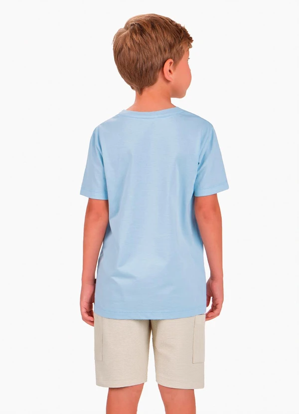 Trick Nick - Conjunto Camiseta com Bermuda Azul 2