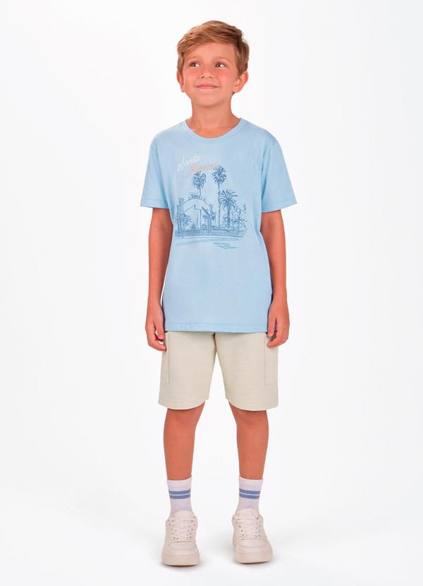 Trick Nick - Conjunto Camiseta com Bermuda Azul 3