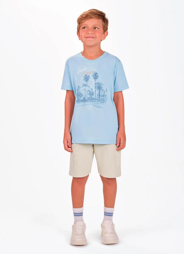 Trick Nick - Conjunto Camiseta com Bermuda Azul 3