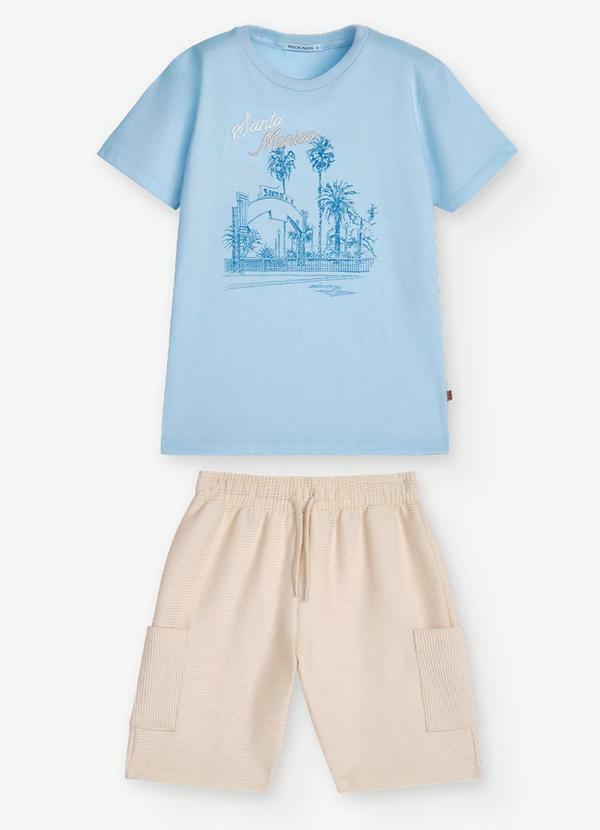 Trick Nick - Conjunto Camiseta com Bermuda Azul 6