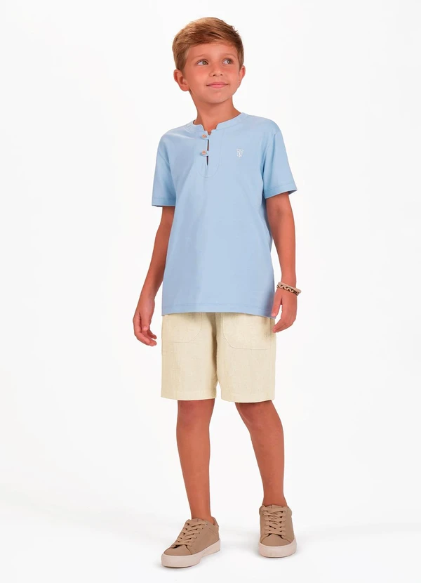 Trick Nick - Conjunto Camiseta com Bermuda Azul 3