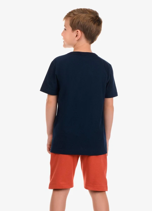 Rovi Kids - Conjunto Camiseta com Bermuda Azul 2