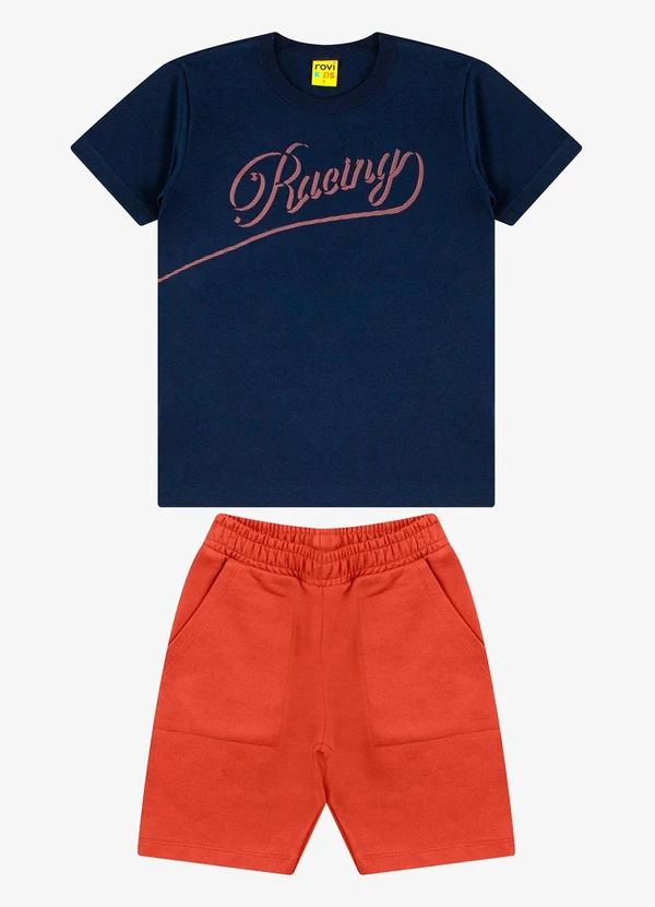 Rovi Kids - Conjunto Camiseta com Bermuda Azul 6