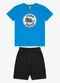 Rovi Kids - Conjunto Camiseta com Bermuda Azul - variação: Azul