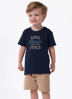 Trick Nick - Conjunto Camiseta com Bermuda Azul - TRICK NICK