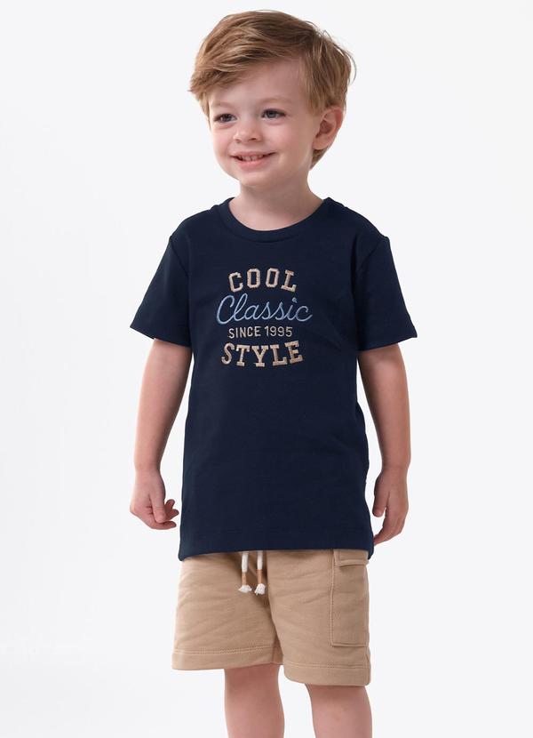 Trick Nick - Conjunto Camiseta com Bermuda Azul