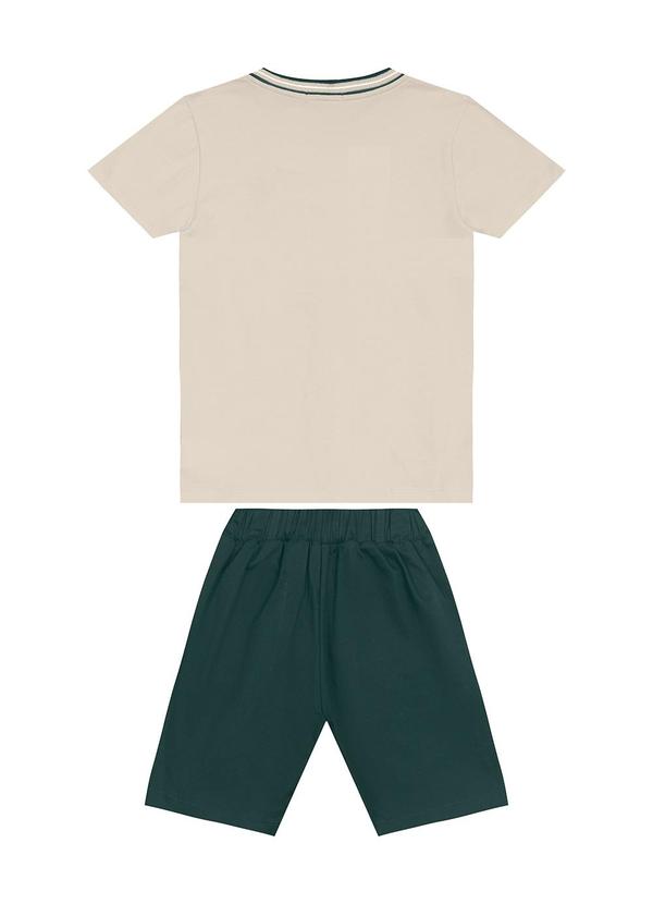 Trick Nick - Conjunto Camiseta com Bermuda Bege 2