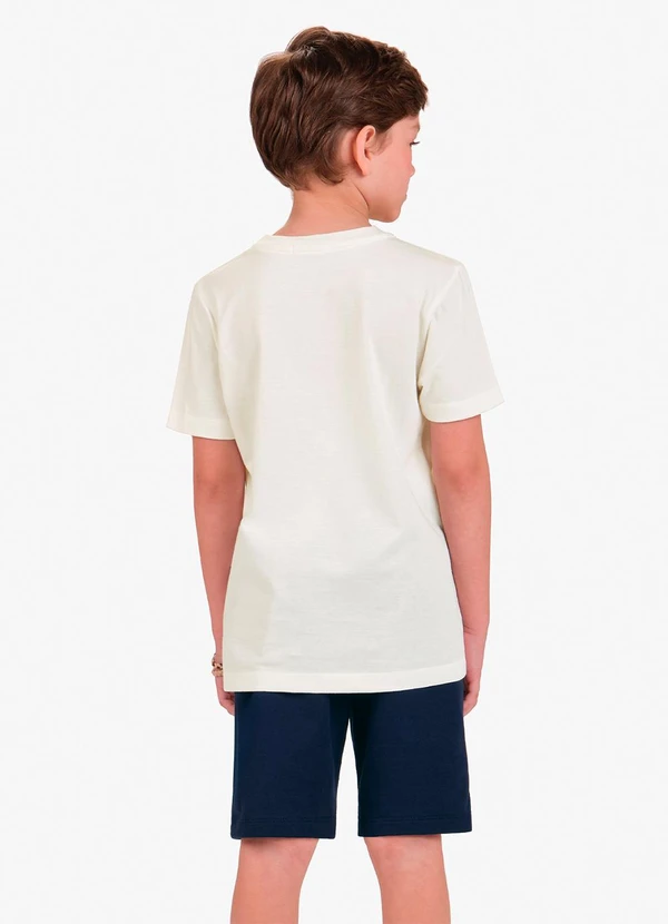 Trick Nick - Conjunto Camiseta com Bermuda Bege 2